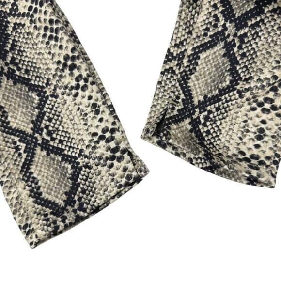 NWT ZARA High Rise Skinny Pant Size 6 Python Print - Picture 8 of 8